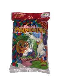 GLOBO PALMERITO CHAPIN COLORES SURTIDOS