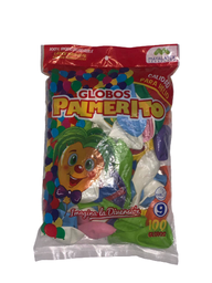 GLOBO PALMERITO CHAPIN  BLANCO