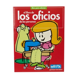 LIBRO METTA PARA COLOREAR LOS OFICIOS