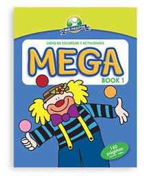[DIST01099] LIBRO P/COLOREAR MIS PASITOS BOOK (PAYASO)