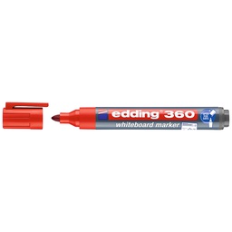 MARCADOR EDDING 360 PIZARRA P/REDONDA ROJO