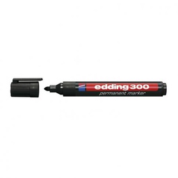 MARCADOR EDDING 300 PERMAN. PUNTA REDON.  NEGRO