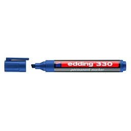 MARCADOR EDDING 330 PERMAN. P/BISELADA AZUL