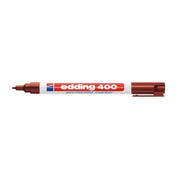 MARCADOR EDDING 400 PERMAN. PUNTA FINA  CAFE