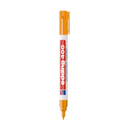 MARCADOR EDDING 400 PERMAN. PUNTA FINA  NARANJA