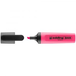 RESALTADOR EDDING 345  ROSADO CX10