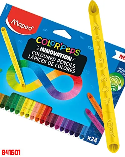 CRAYON MAPED 861601 INFINITY TRIANG. 24 COLORES