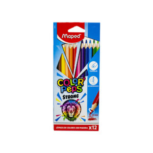 CRAYON MAPED STRONG TRIANGULAR MINA 3.2MM LARGO 12 COL.