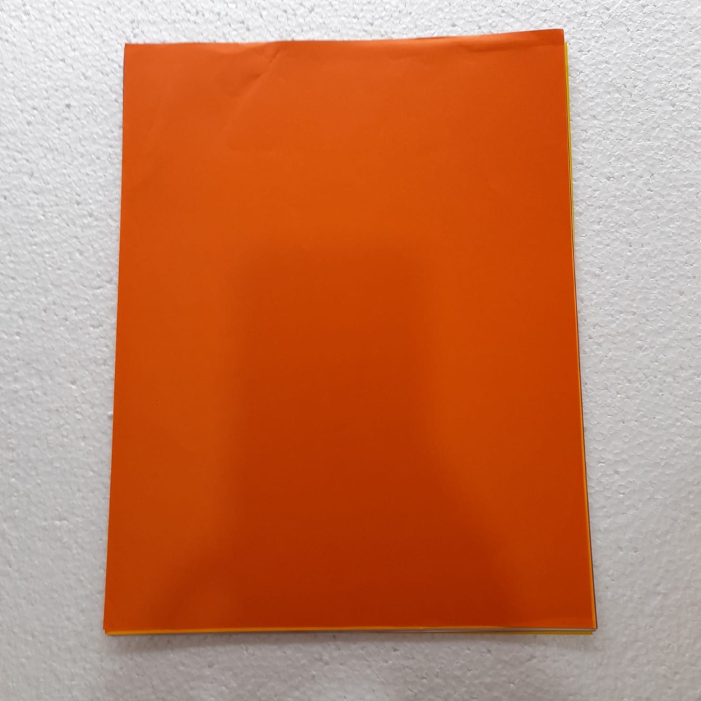 PAPEL BOND CARTA NARANJA OBSCURO