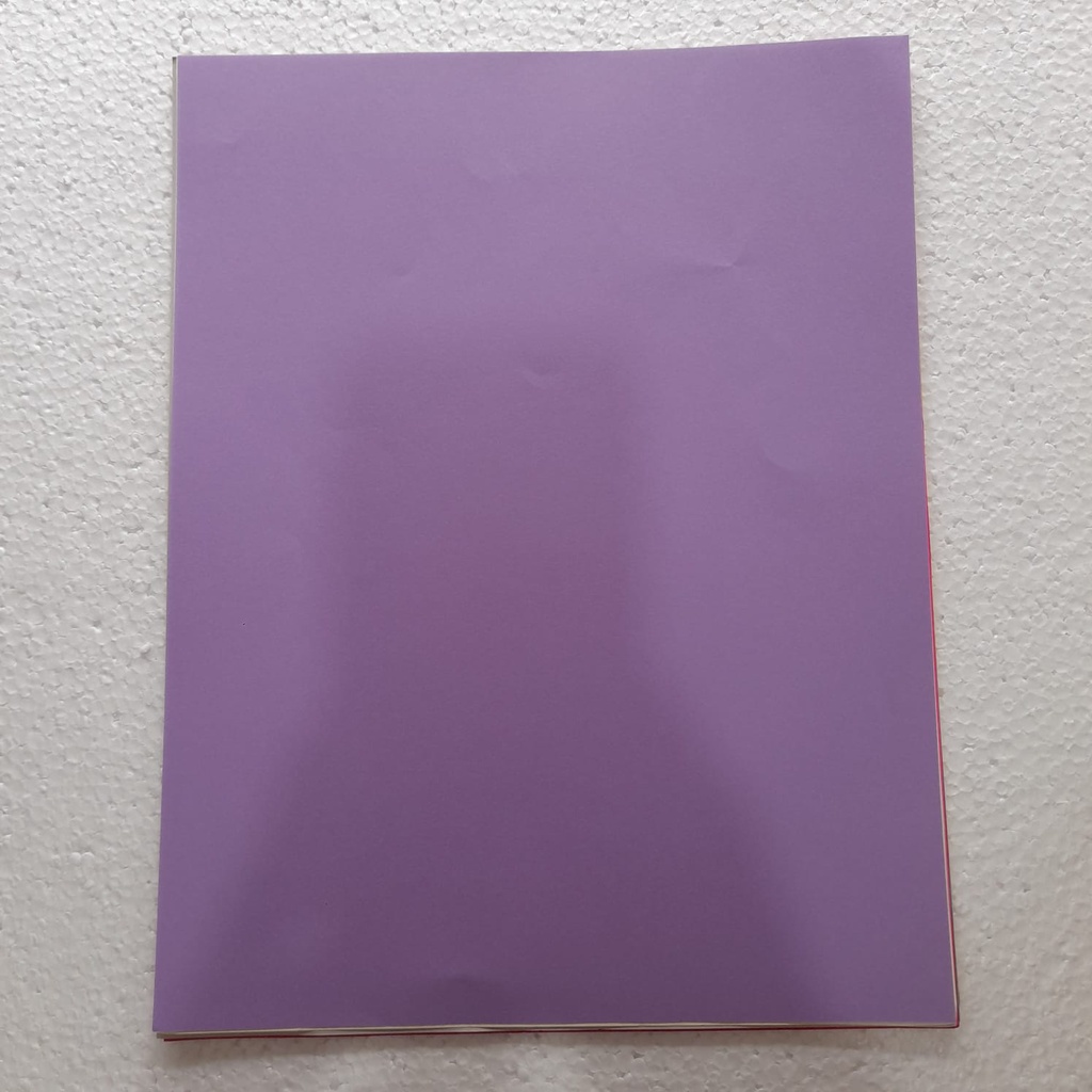 [DIST01327] PAPEL BOND OFICIO LILA