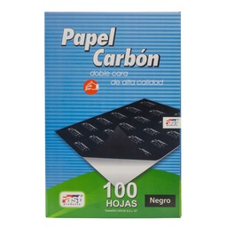 PAPEL CARBON FAST T/OFICIO DORSO NEGRO