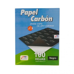 PAPEL CARBON FAST T/CARTA DORSO NEGRO