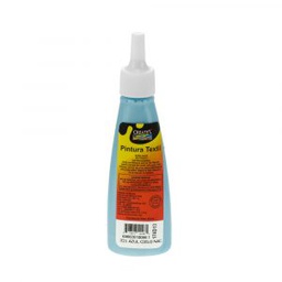 [DIST01581] PINTURA TEXTIL CREATEX  AZUL CIELO NACARADO