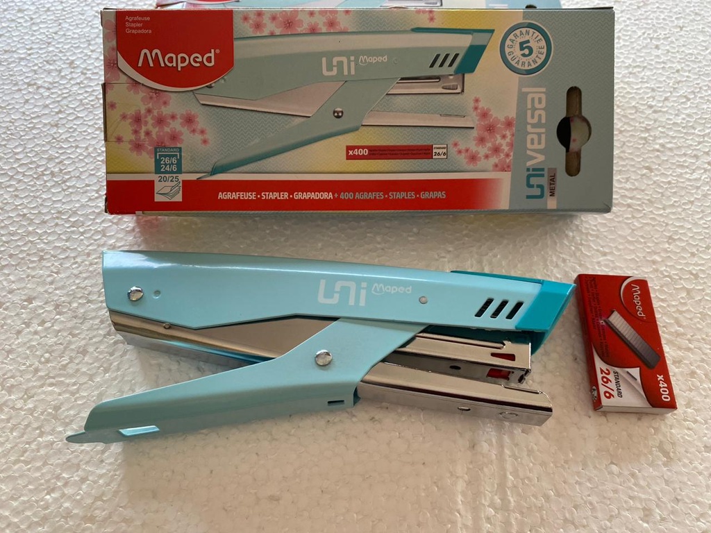 ENGRAPADORA CONVEN. MAPED 440600 PINZA UNIVERSAL MEDIA TIRA VERDE AQUA