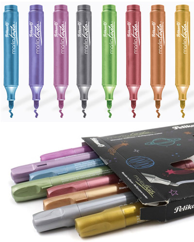 MARKATODO PELIKAN 30262200 ESTUCHE METALICO 8 COL.