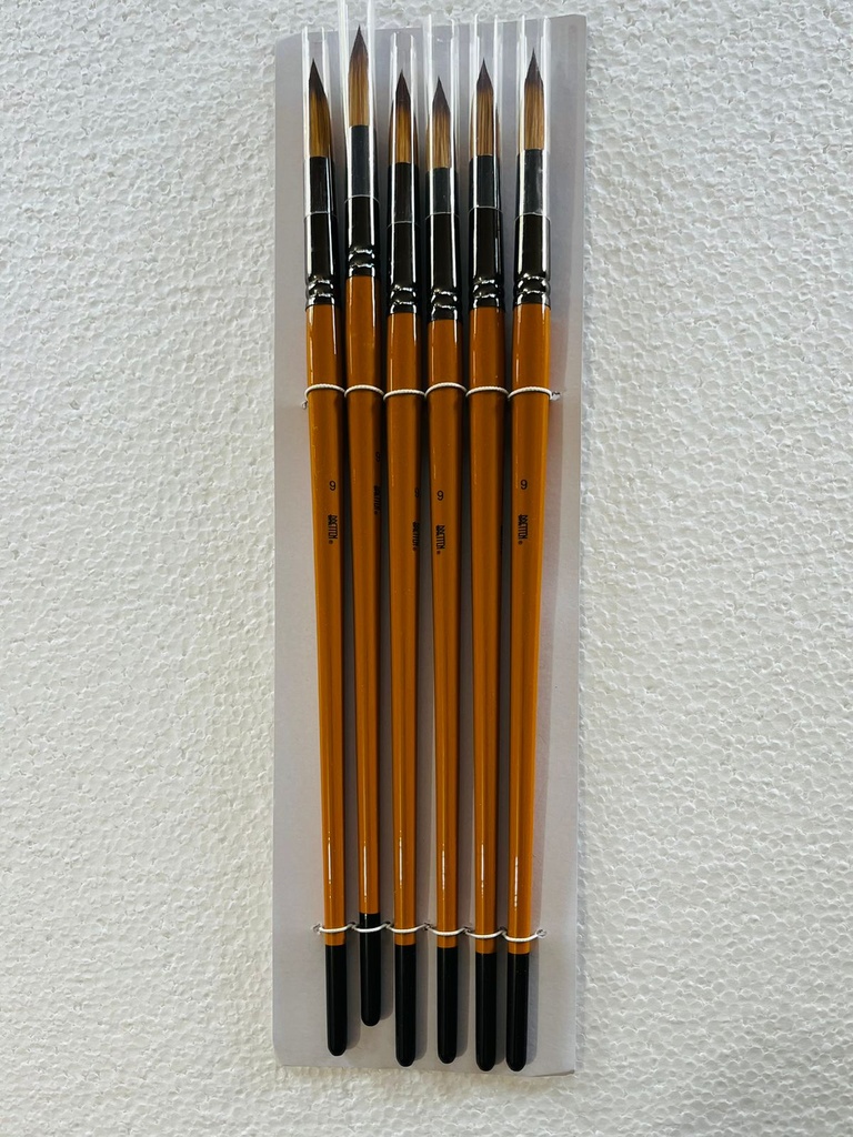 [DIST01695] PINCEL BRETTON DE MADERA REDONDO PROFESIONAL #10