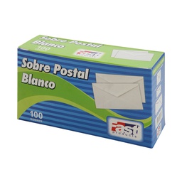 [DIST01799] SOBRE BLANCO FAST POSTAL BOND 75GR