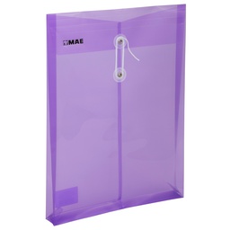SOBRE PLASTICO C/PITA MAE CARTA VIOLETA