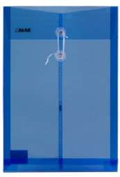 SOBRE PLASTICO C/PITA MAE OFICIO AZUL OBSCURO
