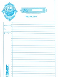 [DIST01954] HOJAS DE PROTOCOLO FALSO