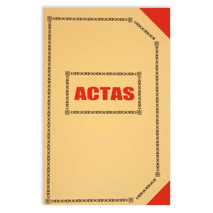 [DIST01965] CUADERNO APUNTA DE ACTAS 60H