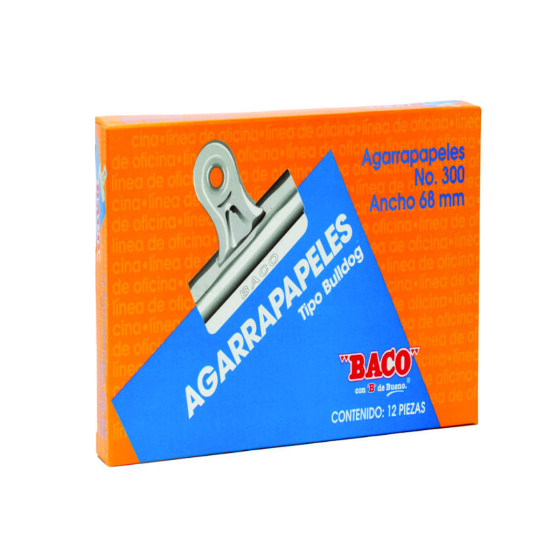 AGARRAPAPELES TIPO BULLDOG BACO No 300