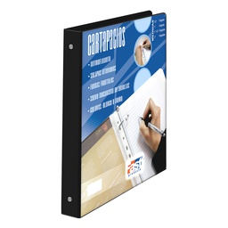 CARTAPACIO FAST OFICIO  C/FUNDA 1" NEGRO