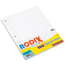 [DIST02042] HOJAS RAYADAS ECONOMICA TAMAÑO CARTA