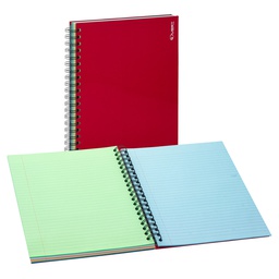 CUADERNO ESPIRAL QUEST 150H MULTIM. 239962 T/DURA COLORES