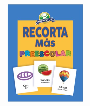 [DIST02100] BLOCK RECORTA MAS PRE-ESCOLAR MIS PASITOS
