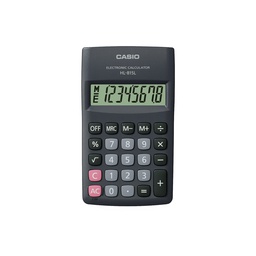 CALCULADORA CASIO D/BOLSILLO HL-815L-BK-W 8DIG