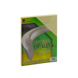 [DIST02169] CARTULINA OPALINA IMPERIAL OFICIO CREMA