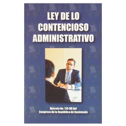 LEY DE LO CONTENCIOSO ADMINISTRATIVO DECRETO 119-96