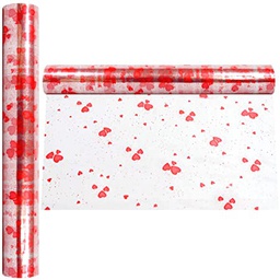 [DIST02252] PAPEL CELOFAN DECORADO CORAZONES PEQUEÑOS
