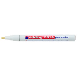 MARCADOR EDDING 791-49 METALICO PUNTA MADIANA  BLANCO