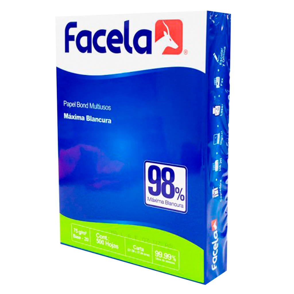 PAPEL PARA FOTOCOPIADORA FACELA T/CARTA