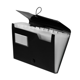 ARCHIVADOR BEAUTONE CARTA 12 SEP. METALIC NEGRO