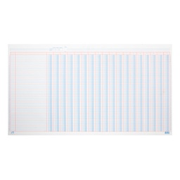 [DIST02422] BLOCK TABULAR IRASA 18 COLUMNAS 50 HOJAS