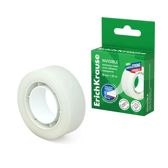 [DIST02428] CINTA ADHESIVA ERICH KRAUSE INVISIBLE 18MM X 33MM