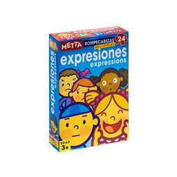 ROMPE CABEZAS METTA EXPRESIONES 24 PCS COD. 0922