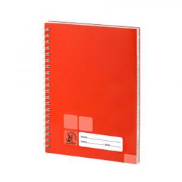 CUADERNO C/ESPIRAL CONQUISTADOR 100H T/DURA NO.2 3068 RAYADO