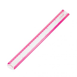 REGLA PLASTICA Y PLUS 30CM SHELL