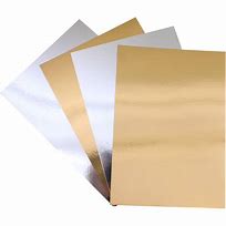 [DIST02503] PAPEL ESMALTADO ADHESIVO BRILLANTE PLATA
