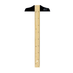 REGLA T BACO MADERA 40CM