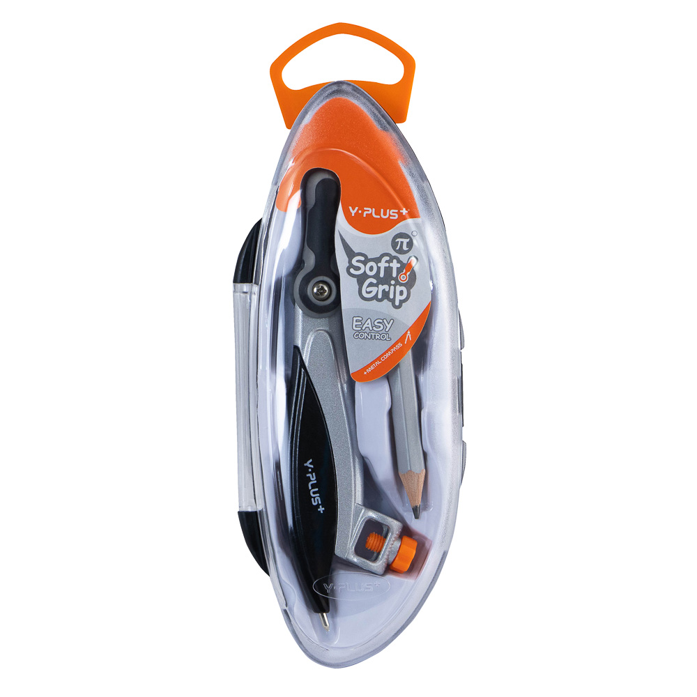 [DIST02567] COMPAS Y-PLUS CS180400 METALICO C/LAPIZ GRIP