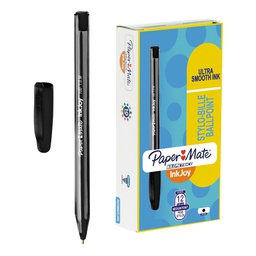 BOLIGRAFO PAPER MATE KILOMETRICO 0.7MM P/FINO NEGRO CX12