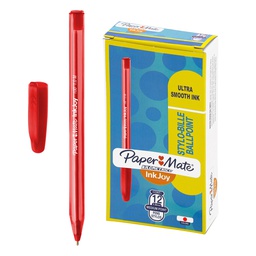BOLIGRAFO PAPER MATE KILOMETRICO 0.7MM P/FINO ROJO CX12