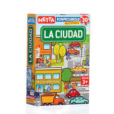 ROMPE CABEZAS METTA LA CIUDAD 40 PCS