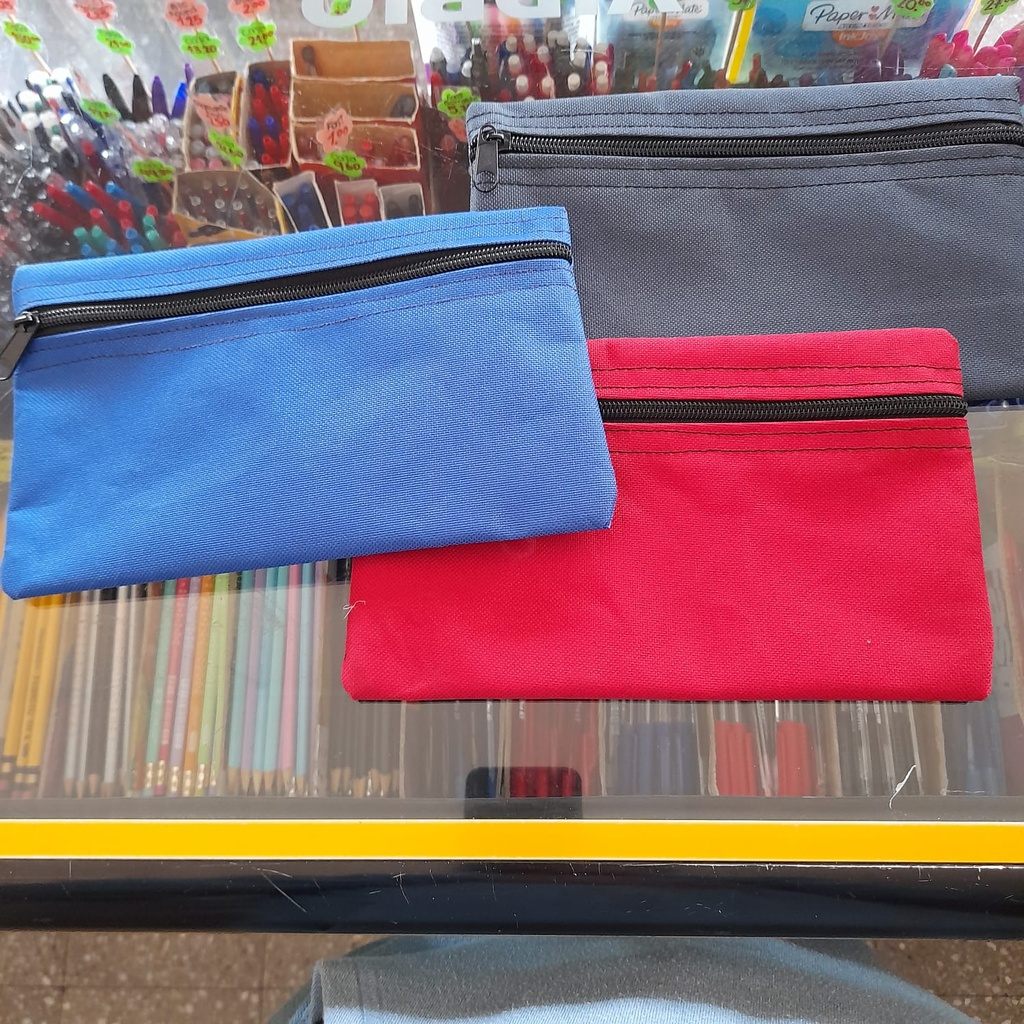 PORTA LAPICES TELA ECONOMICO 1 ZIPPER