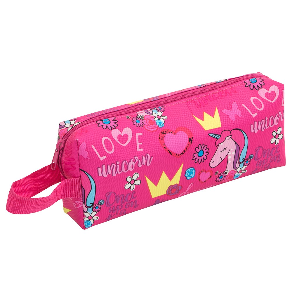 PORTA LAPICES FANCYBAG 600A-825U UNICORNIO ROSADO